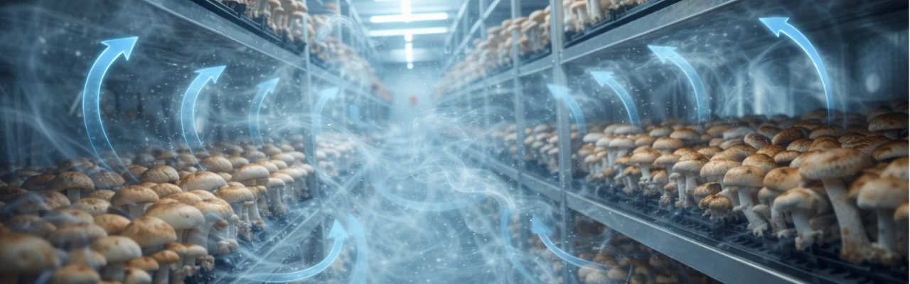 Condensation in mushroom containers