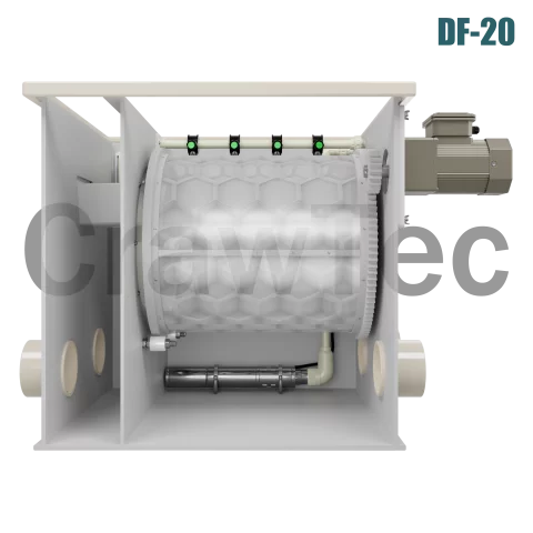 Drum Filter DF20 20 m³ for Industrial Aquaculture Systems