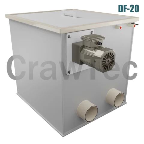 Drum Filter DF20 20 m³ for Industrial Aquaculture Systems 3