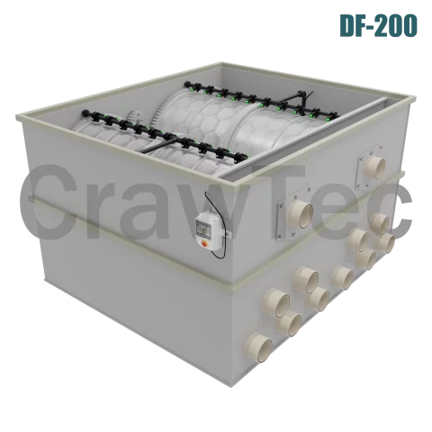 200 m³ Drum Filter for Large Aquaculture and Fish Farms 5