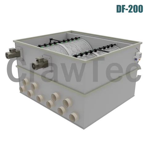 200 m³ Drum Filter for Large Aquaculture and Fish Farms 4