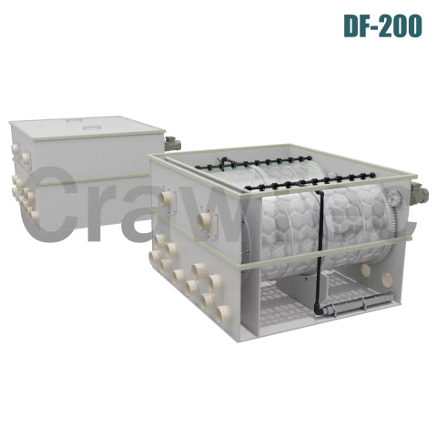 200 m³ Drum Filter for Large Aquaculture and Fish Farms