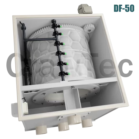 Drum Filter DF50 (50 m³) for Industrial Aquaculture Systems 4