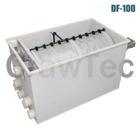 Drum Filter CrawTec DF100 (100 m³) for Industrial Aquaculture Systems 6