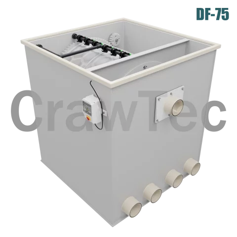Drum Filter CrawTec 75 m³ for Fish Farming and Aquaculture Systems 6