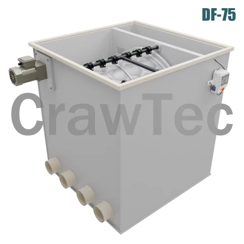 Drum Filter CrawTec 75 m³ for Fish Farming and Aquaculture Systems 5