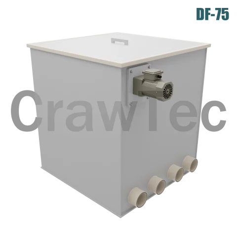 Drum Filter CrawTec 75 m³ for Fish Farming and Aquaculture Systems 4