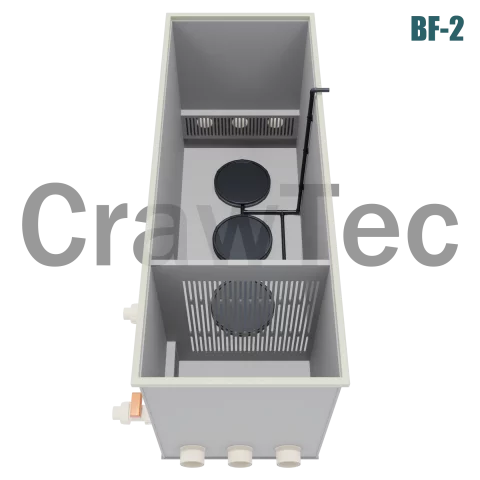 2-Chamber Biological Filter 1.5 m³ for Aquaculture and Fish Farming 5