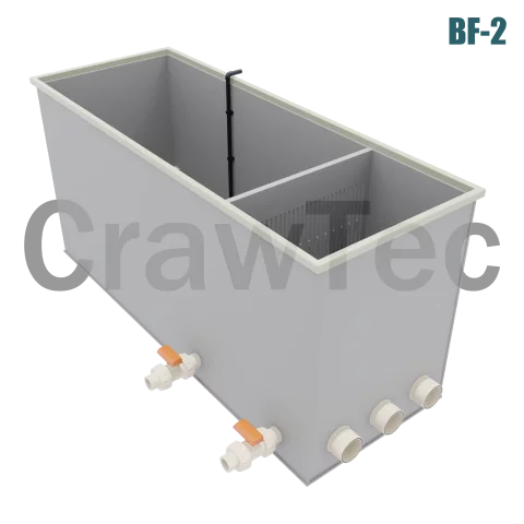 2-Chamber Biological Filter 1.5 m³ for Aquaculture and Fish Farming 4