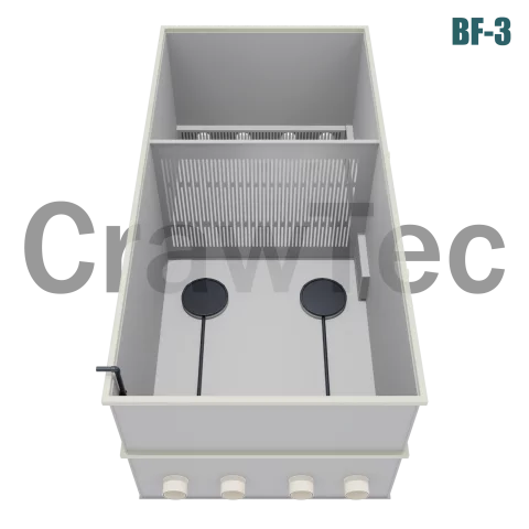 2-Chamber Biofilter 2.8 m³ for RAS Systems 3