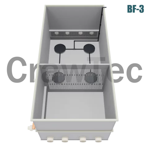 2-Chamber Biofilter 2.8 m³ for RAS Systems
