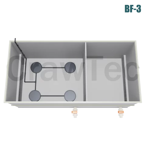 2-Chamber Biofilter 2.8 m³ for RAS Systems 4
