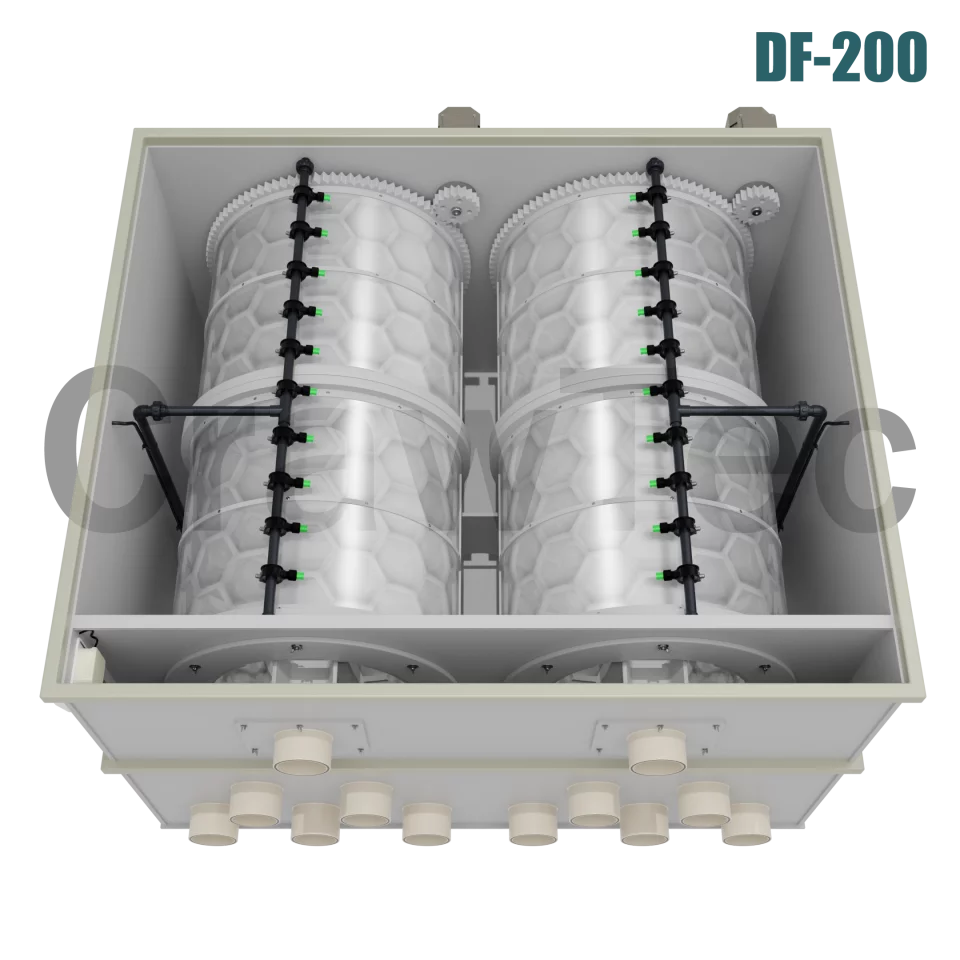 200 m³ Drum Filter for Large Aquaculture and Fish Farms