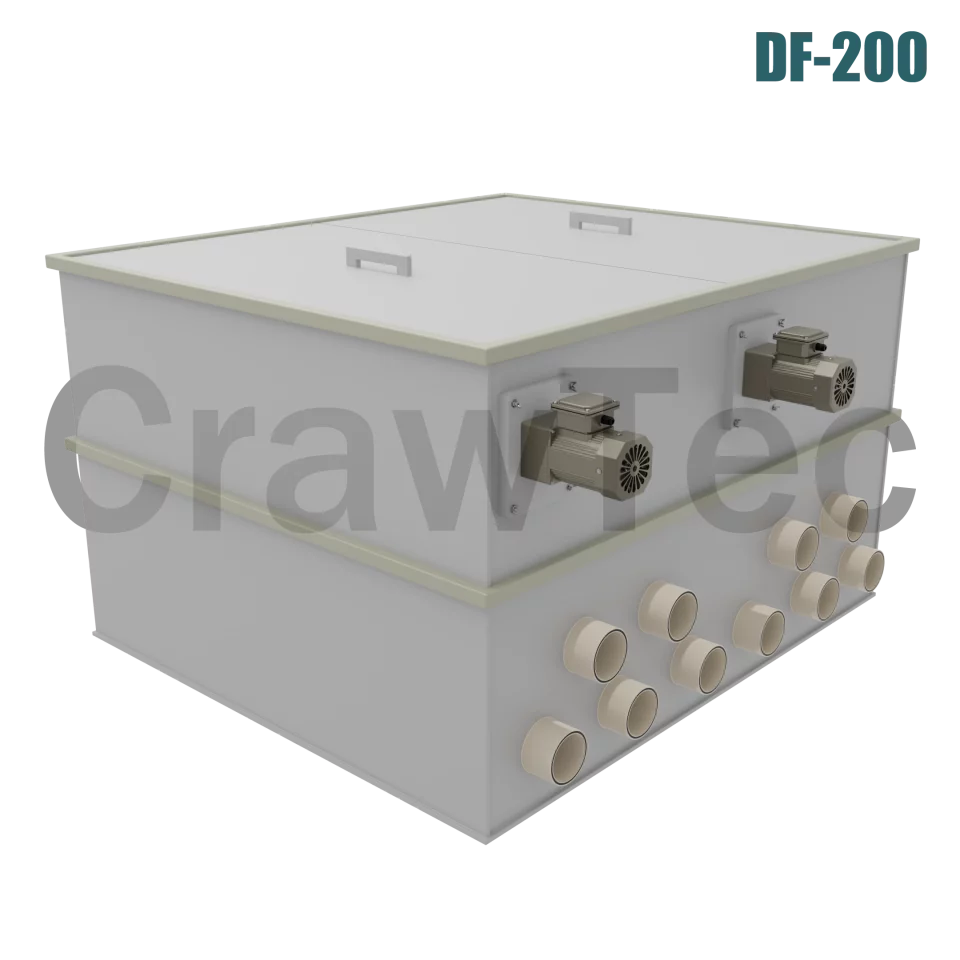 200 m³ Drum Filter for Large Aquaculture and Fish Farms