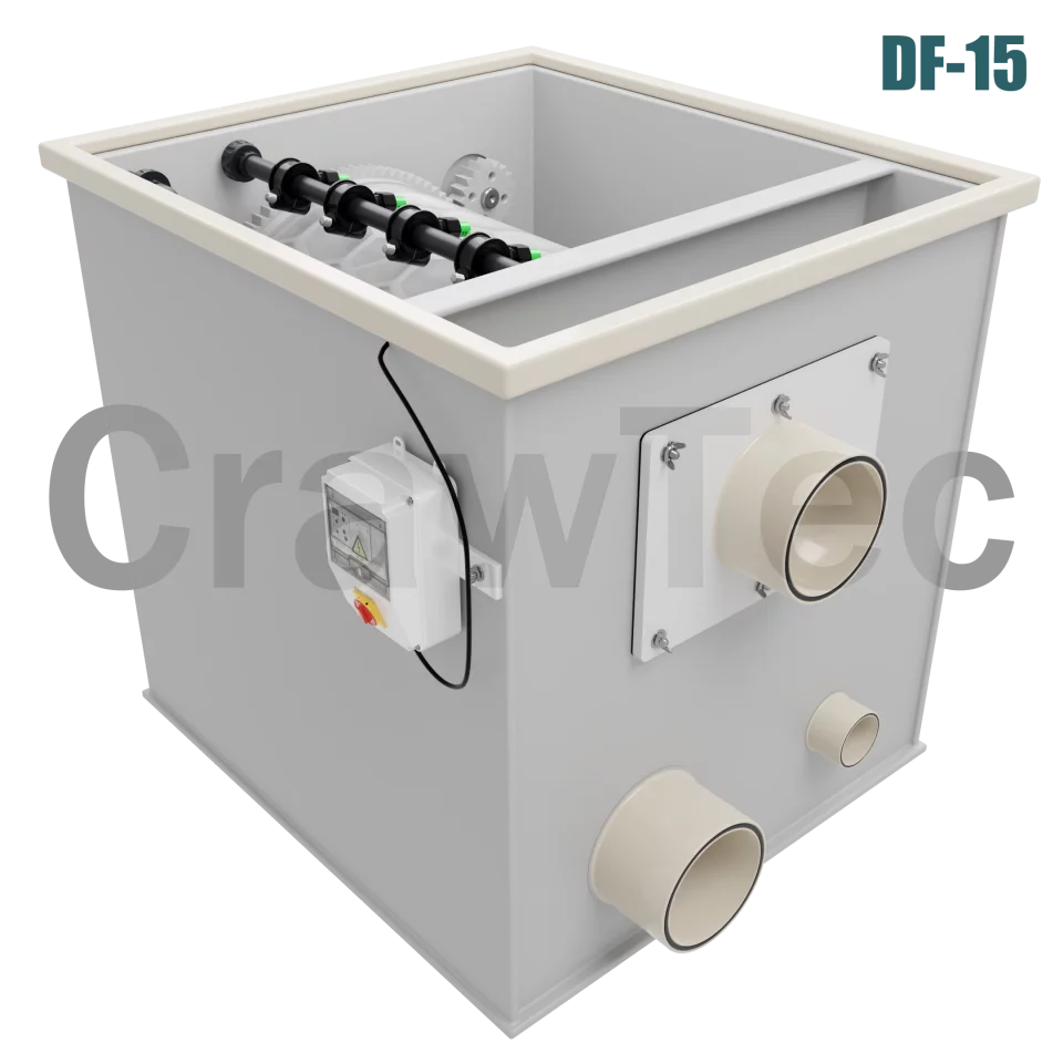 Drum Filter for Pond and Aquaculture Systems (10–15 m³)