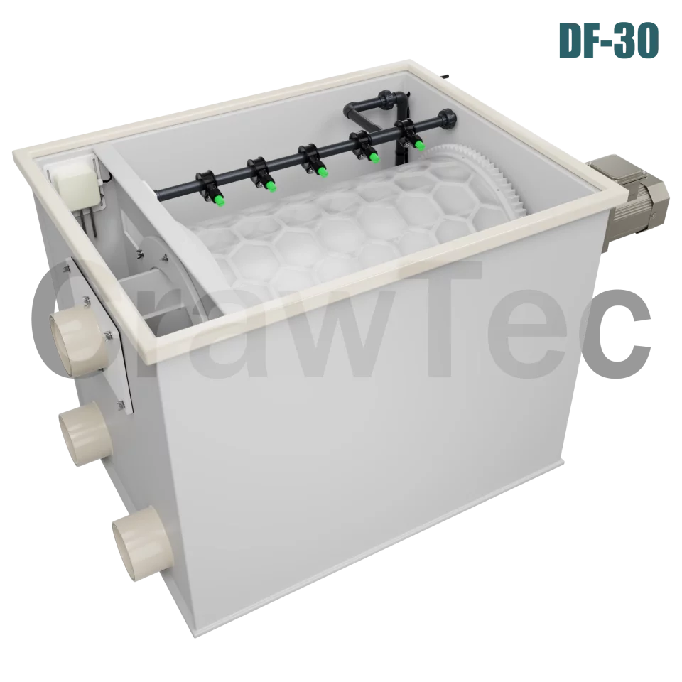 Drum Filter DF30 (30 m³) for RAS and Industrial Aquaculture