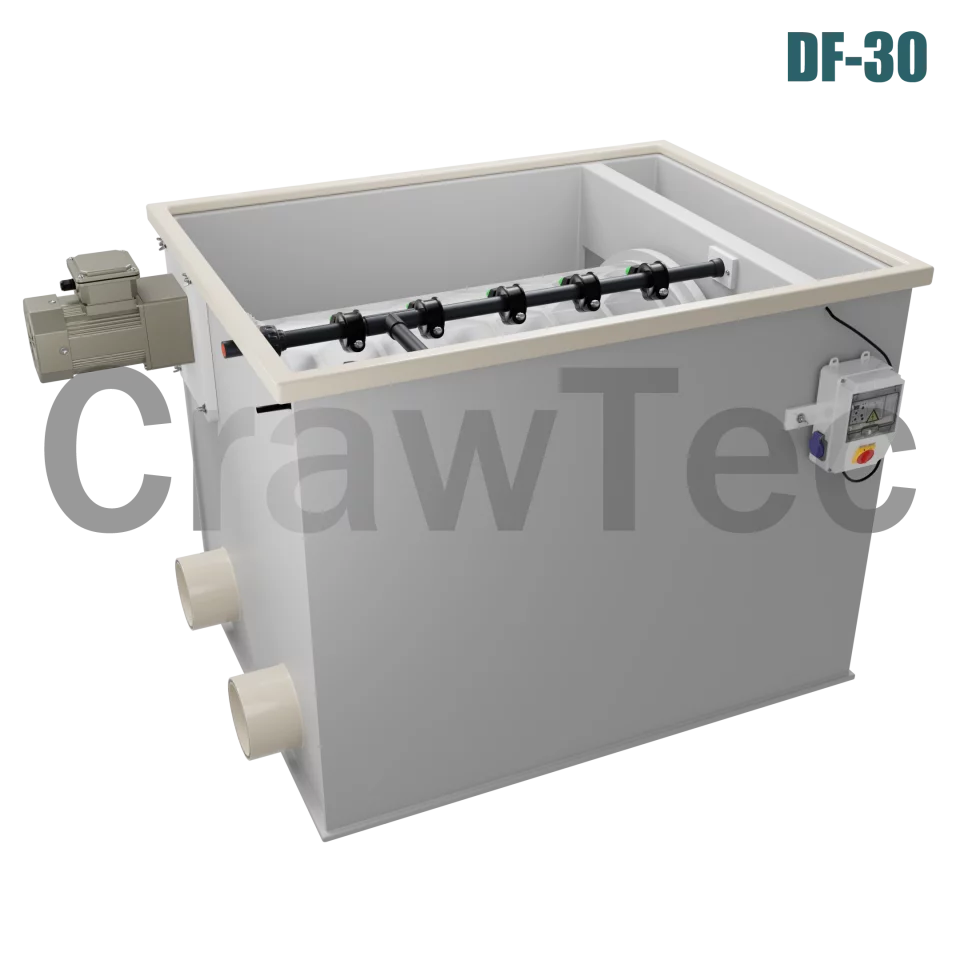 Drum Filter DF30 (30 m³) for RAS and Industrial Aquaculture
