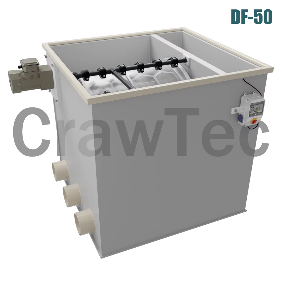 Drum Filter DF50 (50 m³) for Industrial Aquaculture Systems
