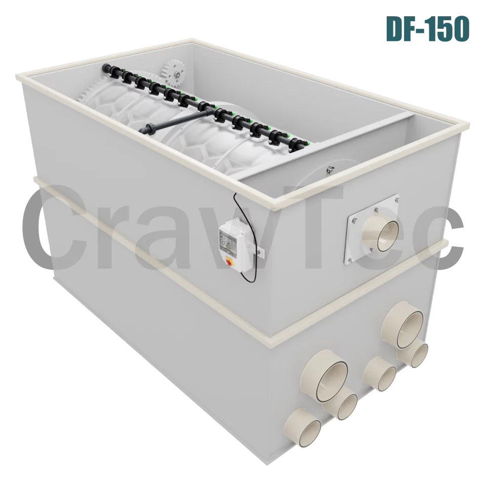 Drum Filter 150 m³ for RAS and Closed Water Systems