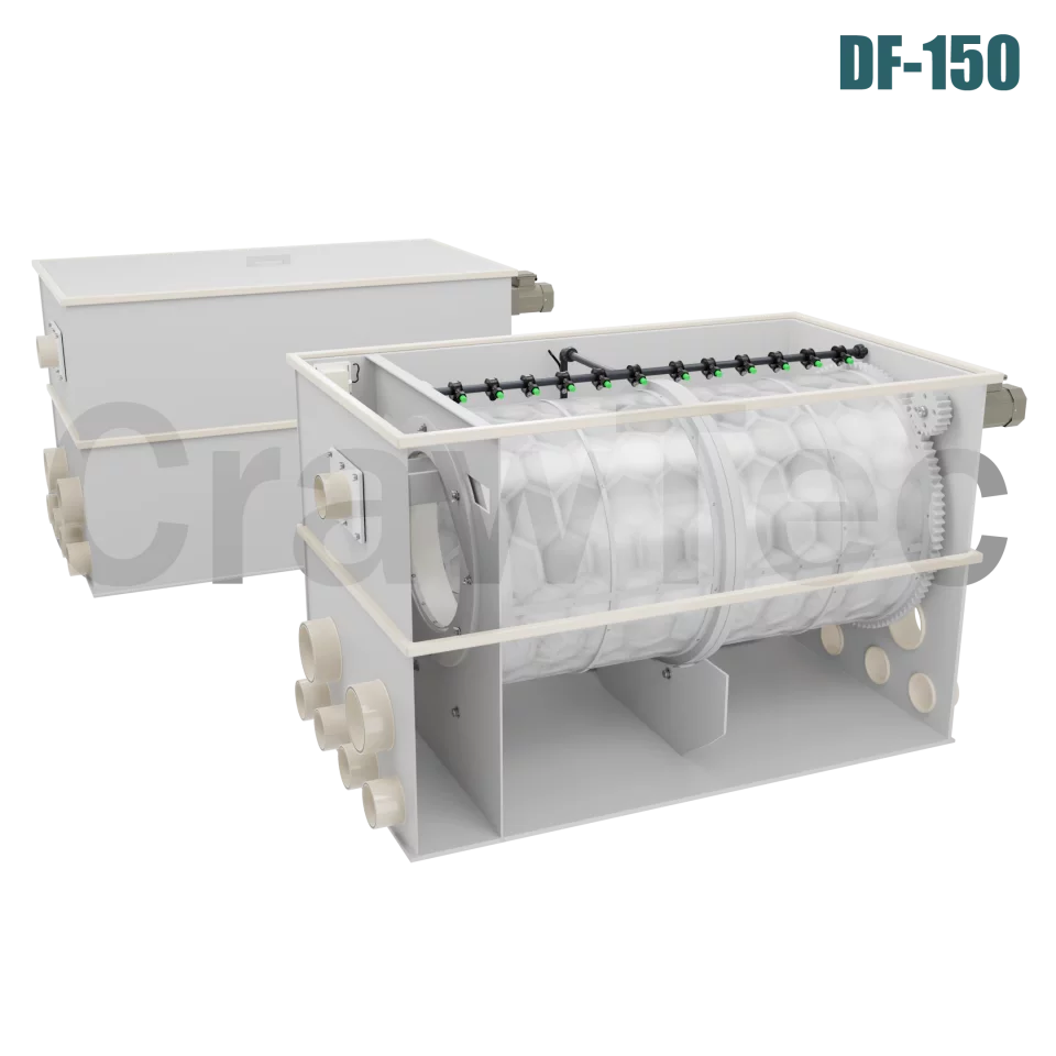 Drum Filter 150 m³ for RAS and Closed Water Systems