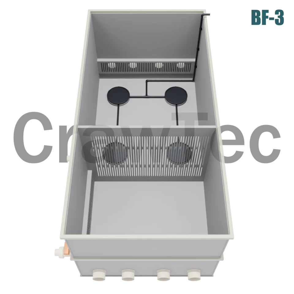 2-Chamber Biofilter 2.8 m³ for RAS Systems