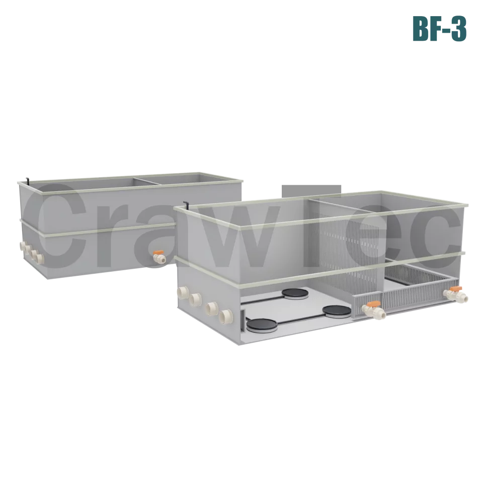 2-Chamber Biofilter 2.8 m³ for RAS Systems