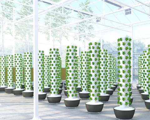 LYINE 6P 100L Vertical Hydroponic Tower System