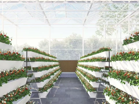 Complete Hydroponic Leafy Greens Cultivation System