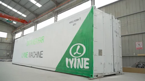 LYINE Rotating Tower Container Hydroponic Farm System