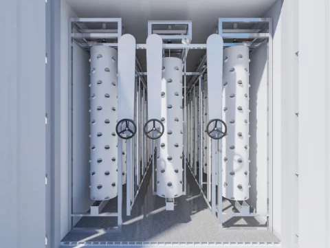 LYINE Rotating Tower Container Hydroponic Farm System