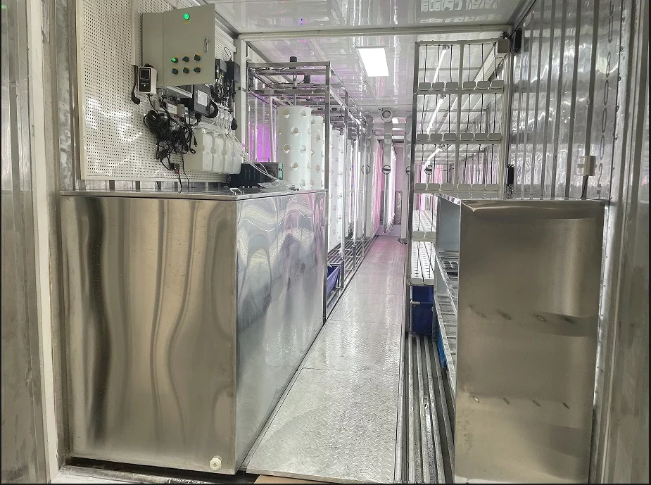 LYINE Rotating Tower Container Hydroponic Farm System