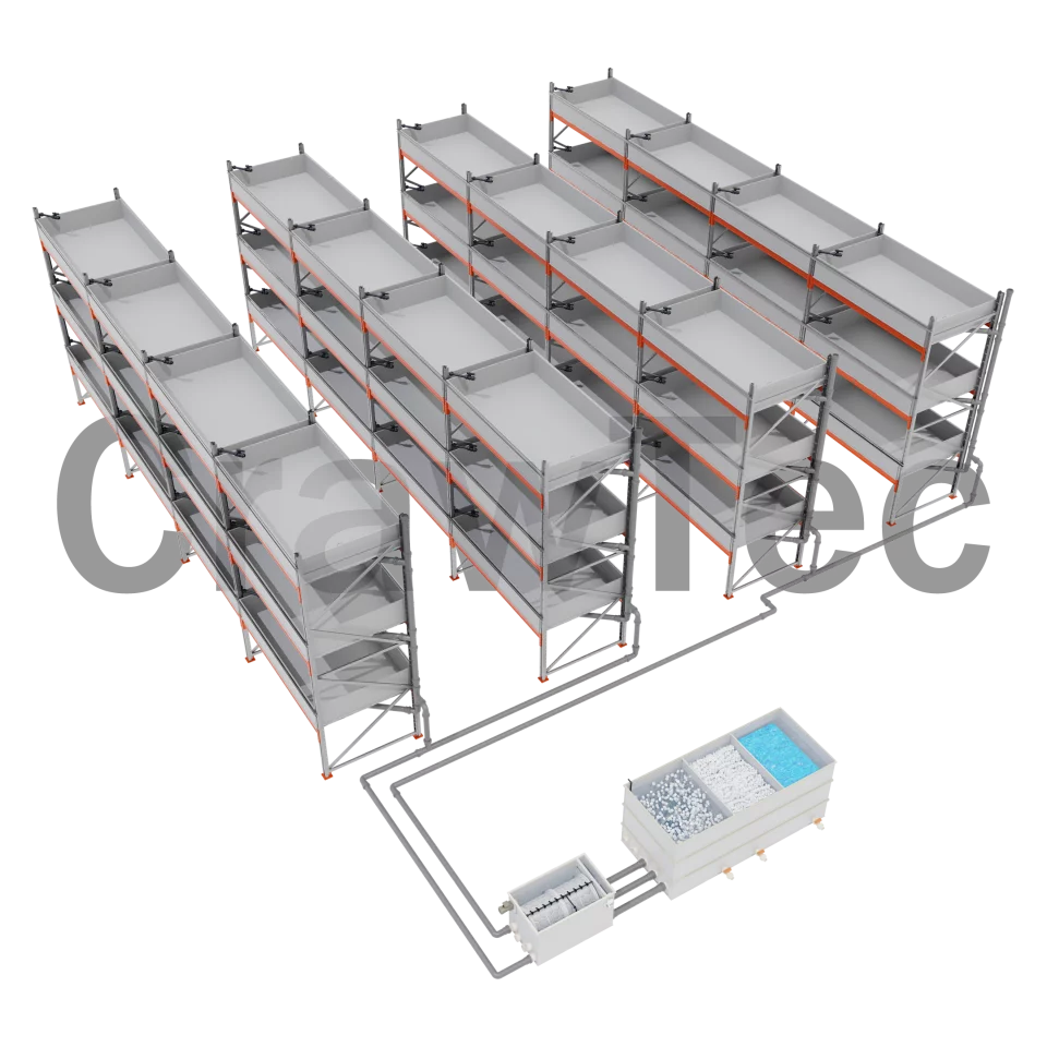 RAS Crayfish Farm 216 m² – Complete System